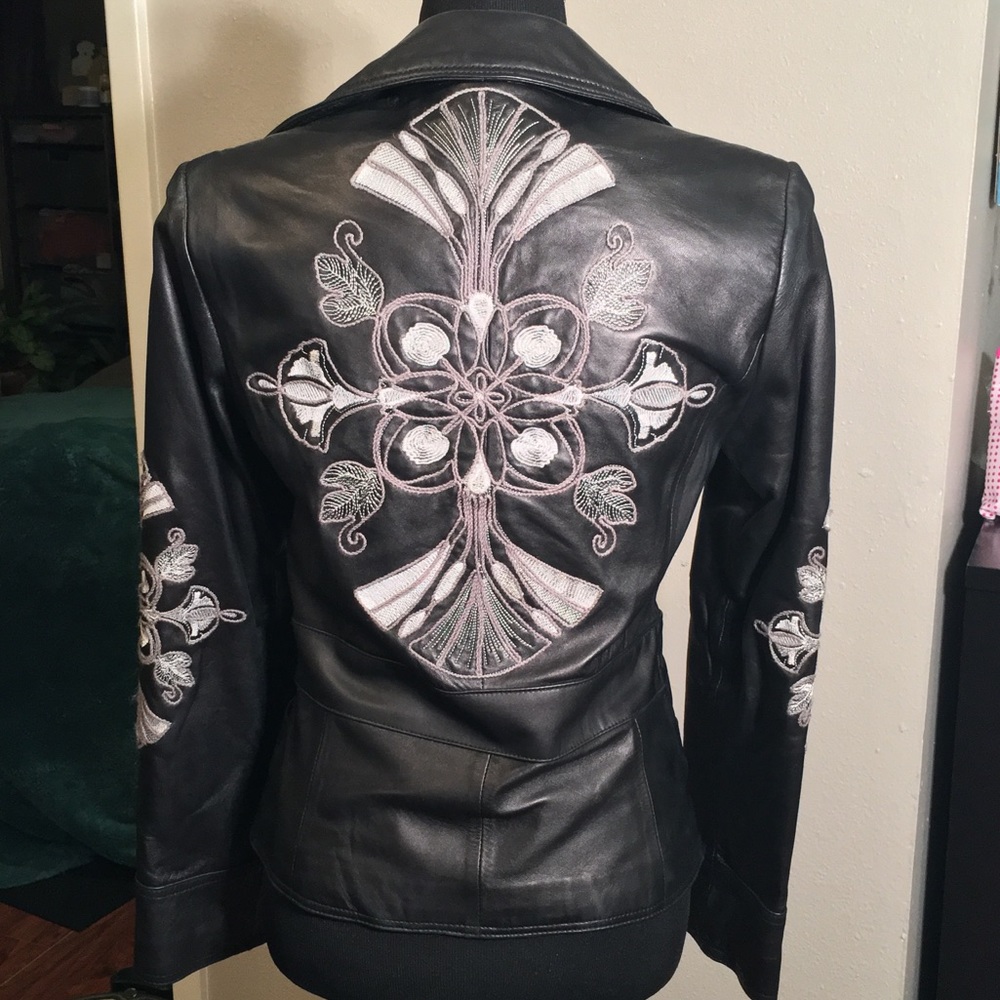 Stunning Sheri bodell Lamb Leather jacket